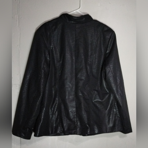 Element Black Sueded Cheetah Print Jacket (2X) - Picture 2 of 8